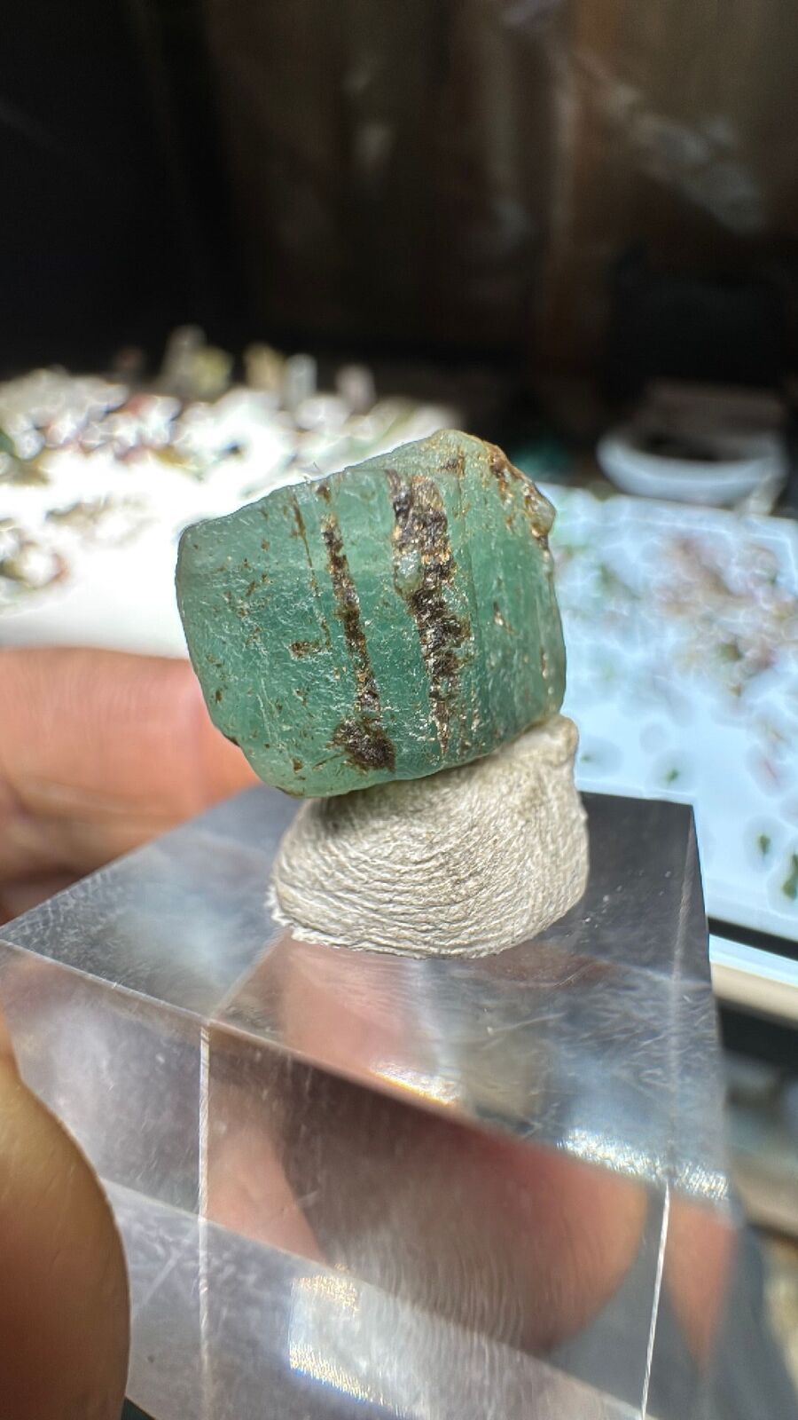 18.6ct Emerald Crystal Afghan #39