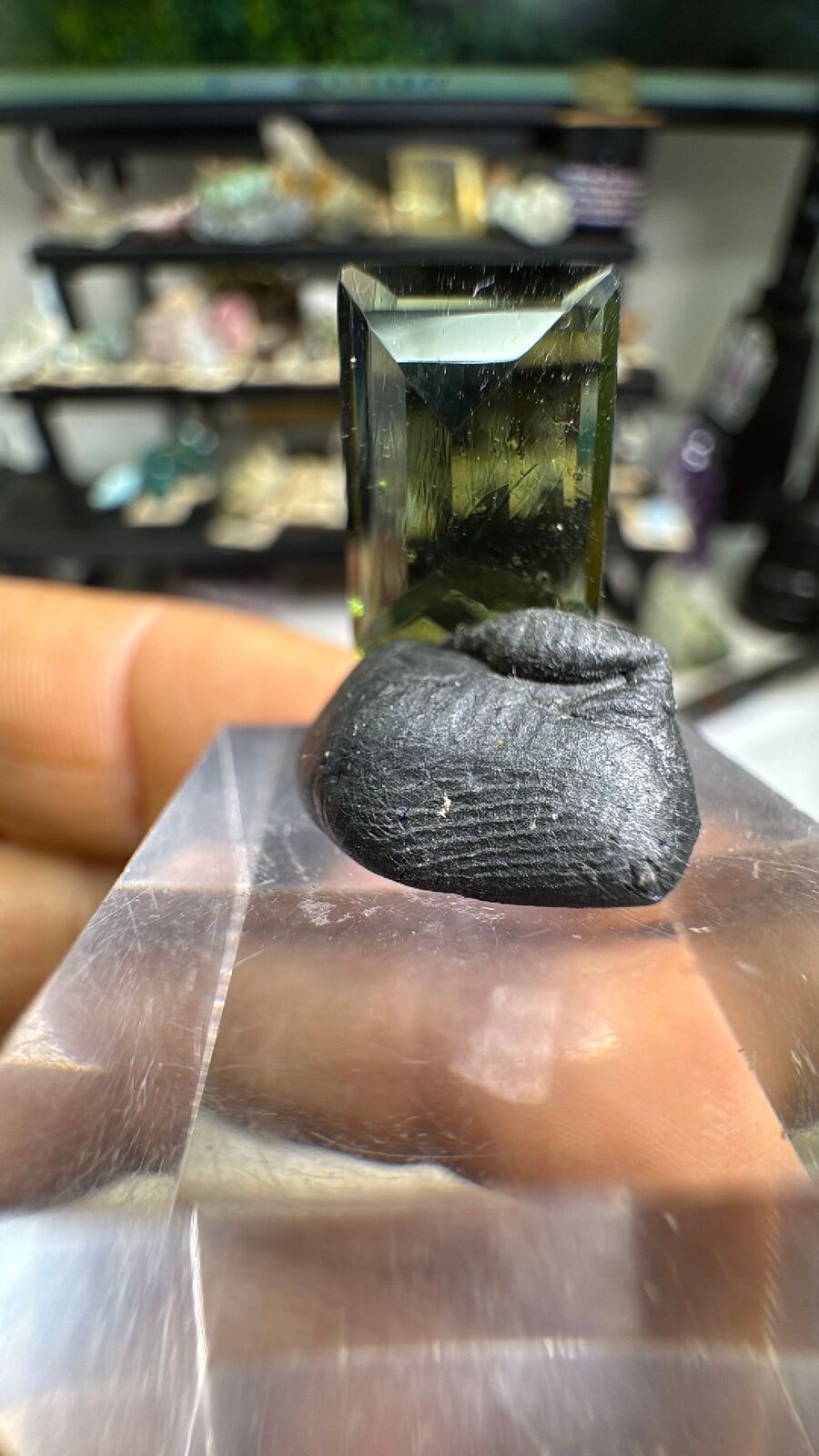 5.1ct Faceted Moldavite #14