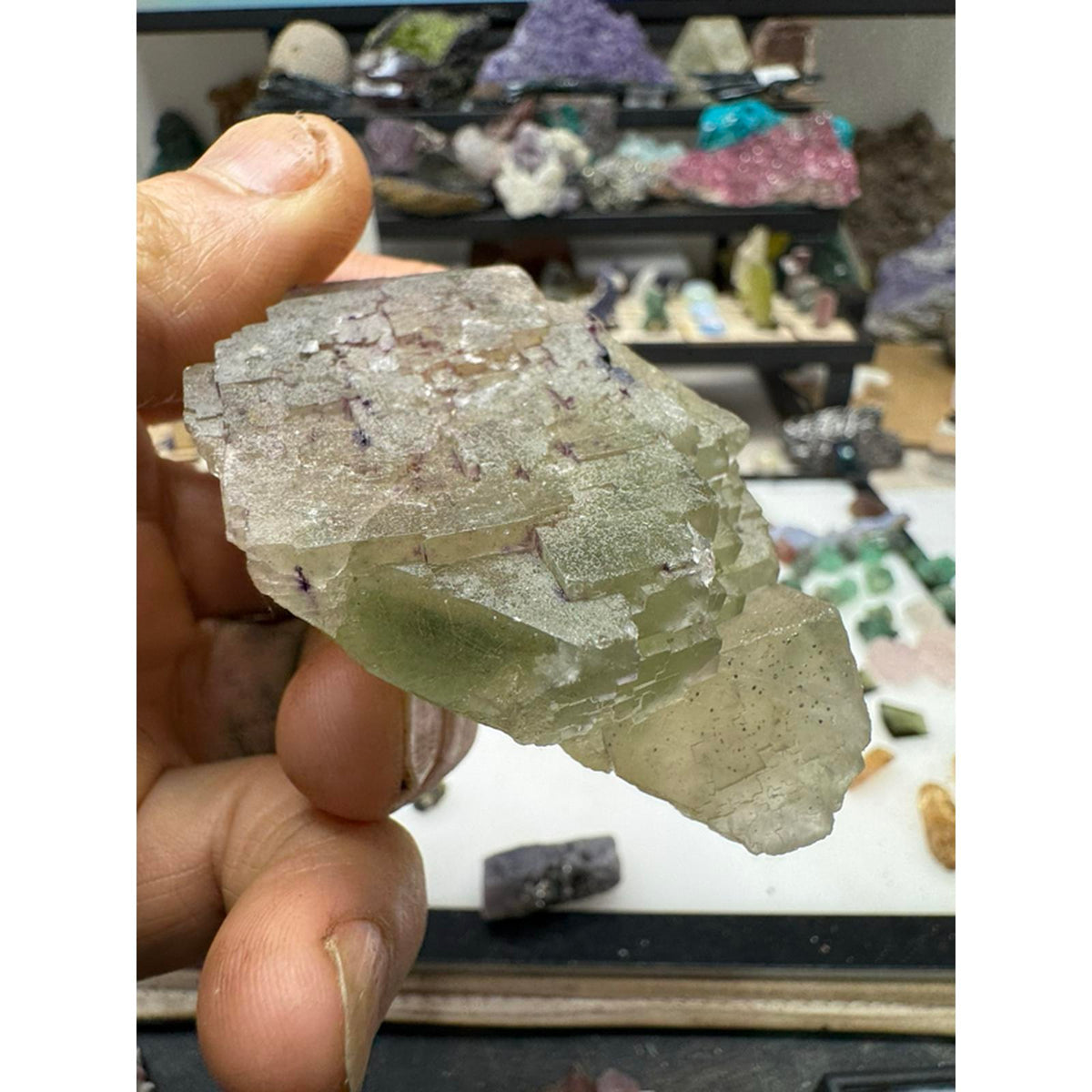 Fluorite Cube Specimen #231 - Natural Mineral Collectible for Enthusiasts