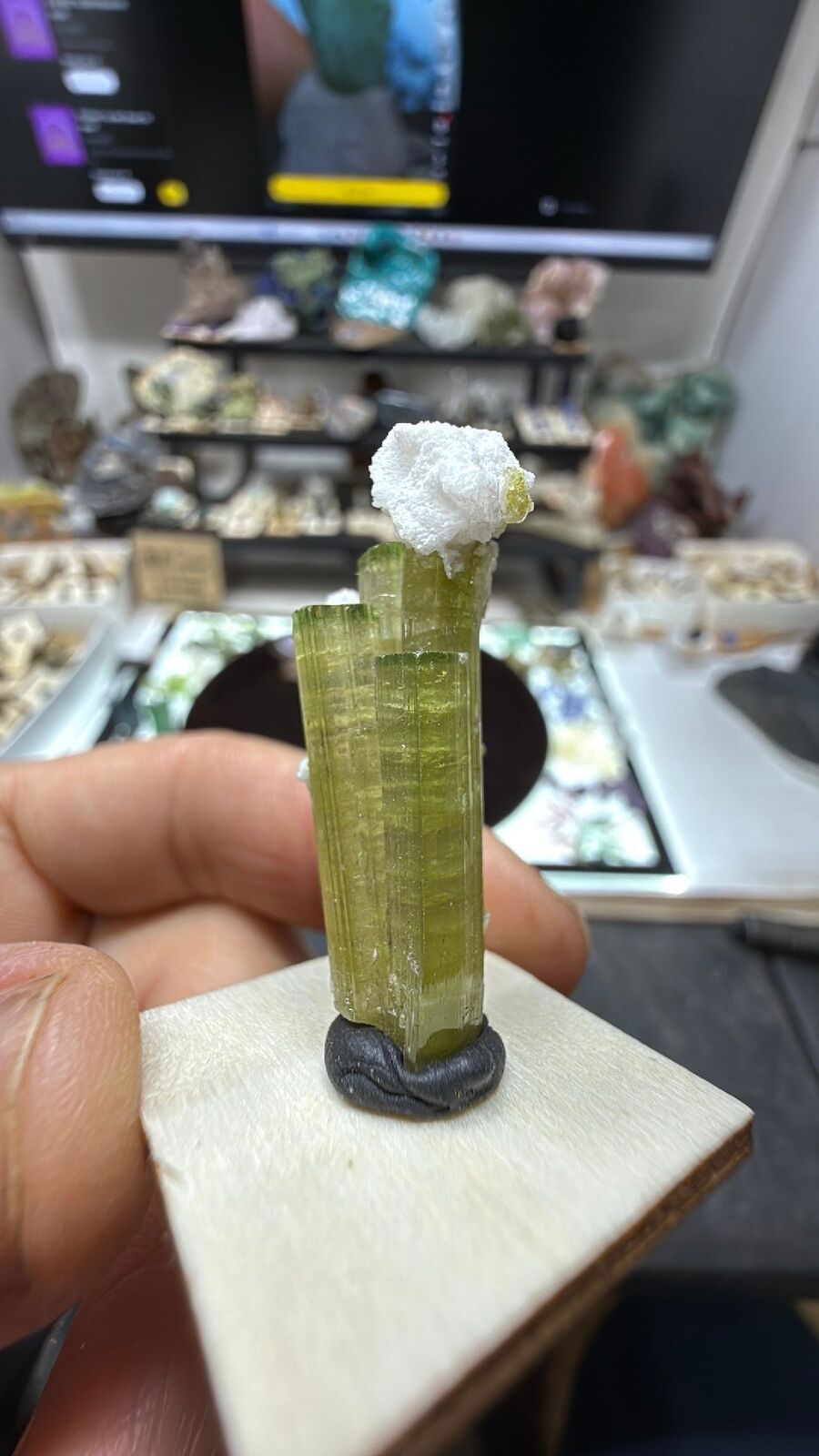 Green tourmaline #3