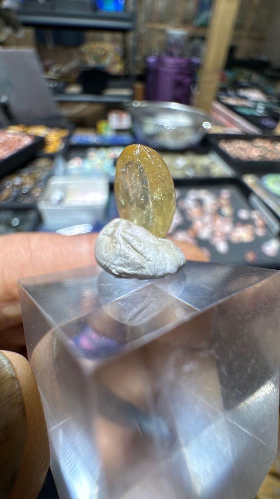 6.1ct Golden Tourmaline Cab 70