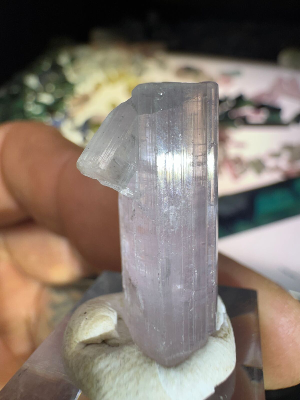 4.8g Pink Tourmaline Crystal Term 19