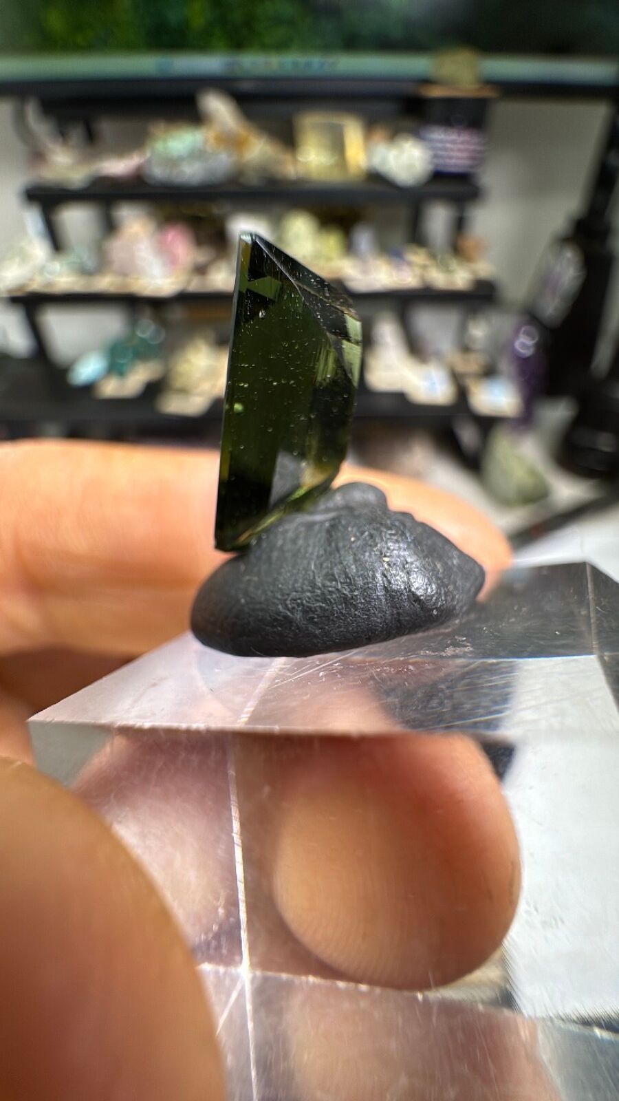 5.1ct Faceted Moldavite #14