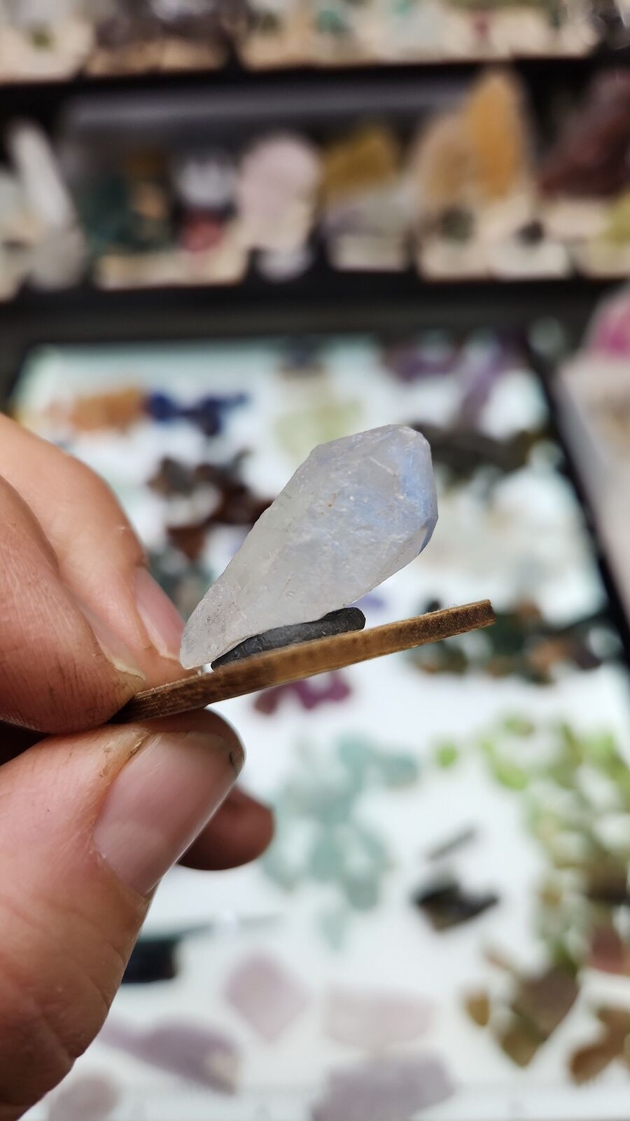 dumorturite with quartz #17