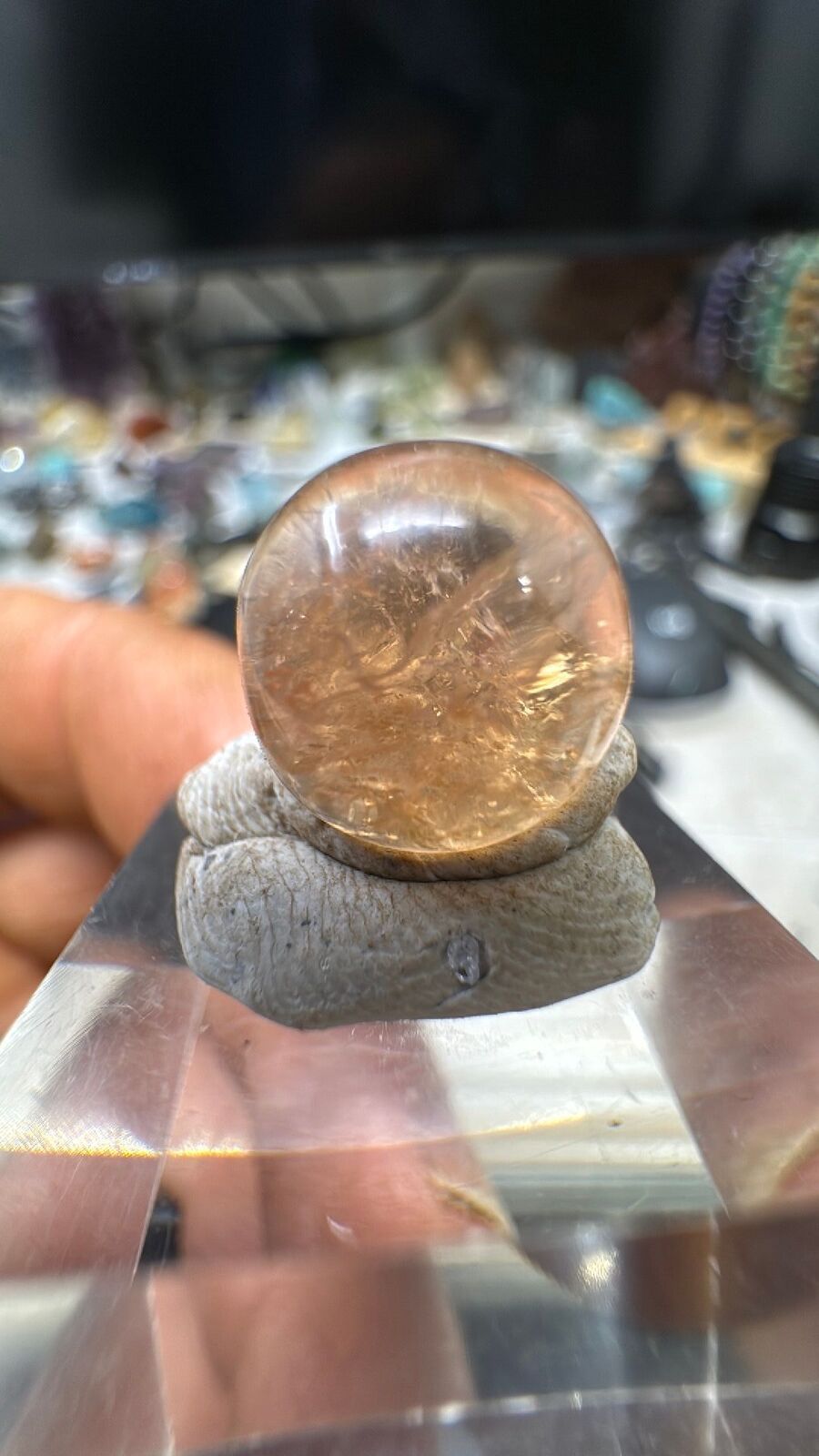 8.3ct peach tourmaline cab #79