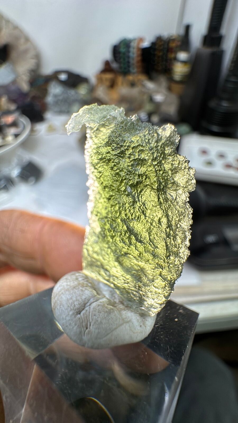 7.7g Moldavite From Meteorite #58