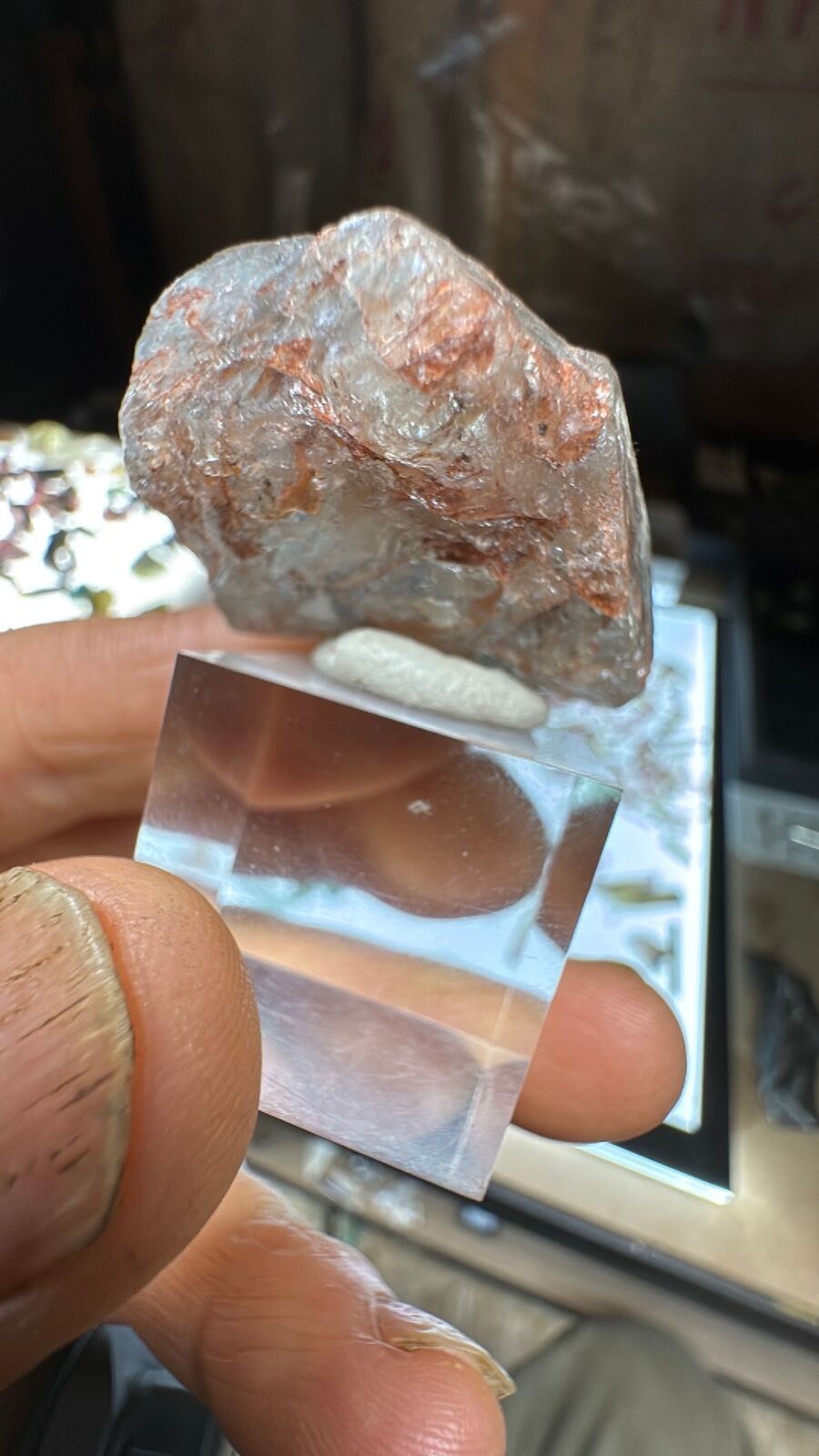 26.7g Colorado Tarryall Blue Topaz Crystal #38
