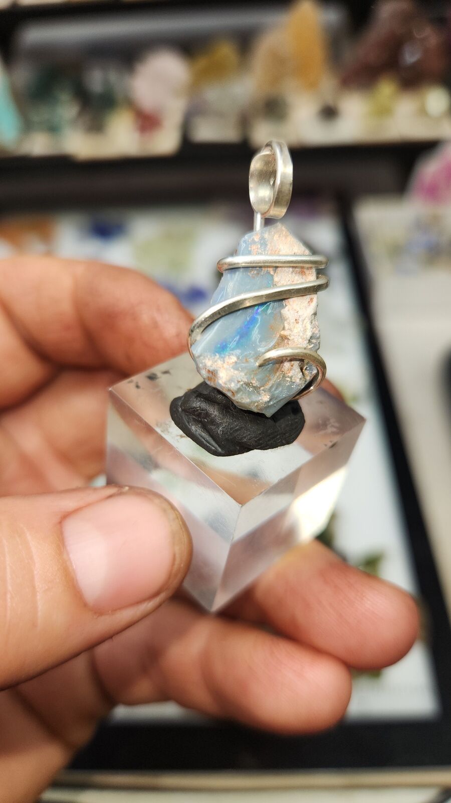 lightning ridge opal #162