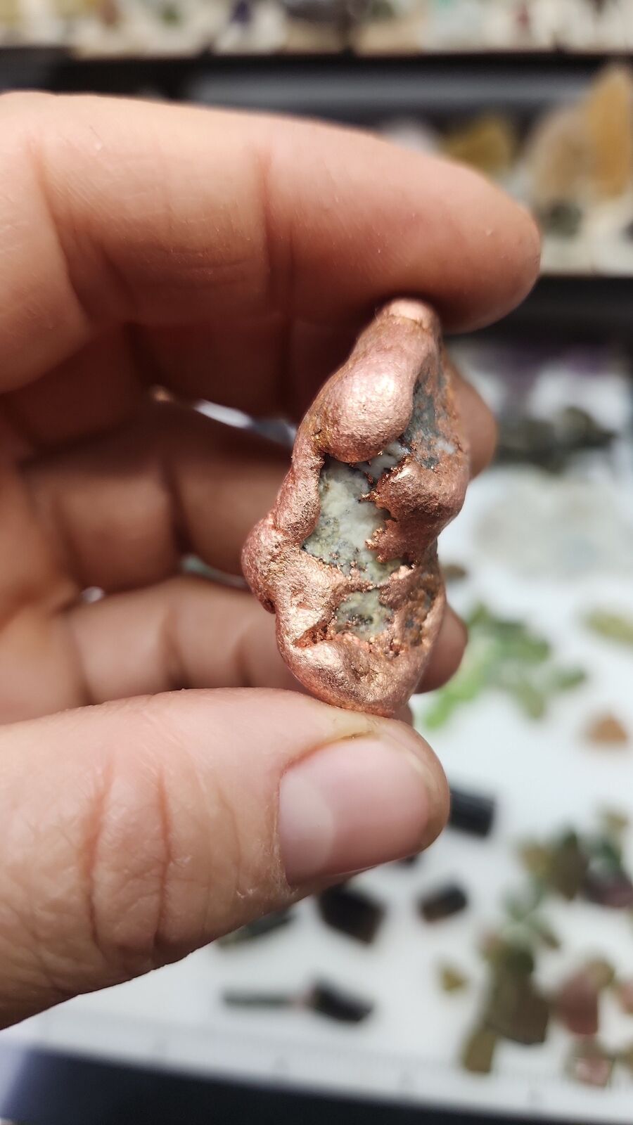 Copper nugget #107