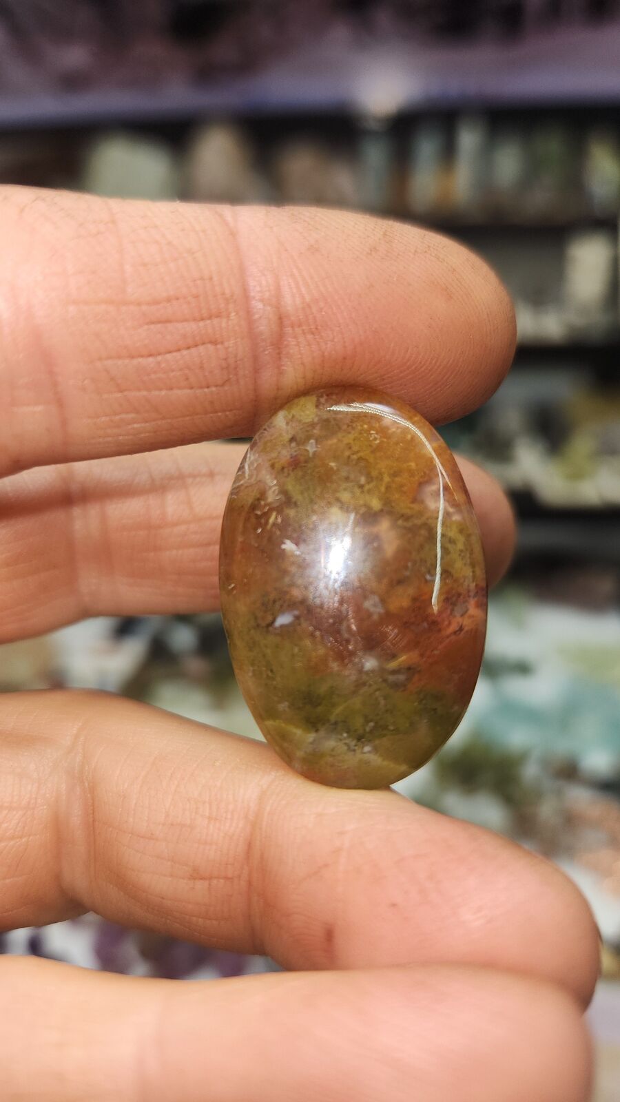 Red moss Agate #88