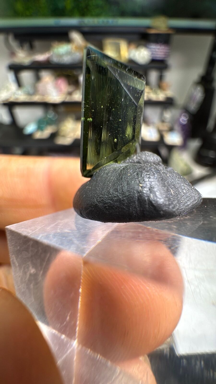 5.1ct Faceted Moldavite #14