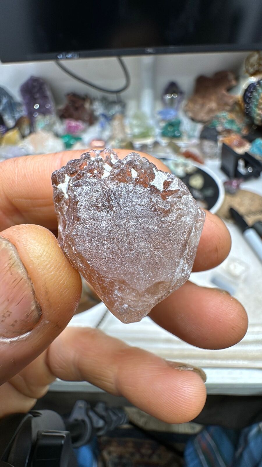 26.3g Champagne Topaz Crystal #45